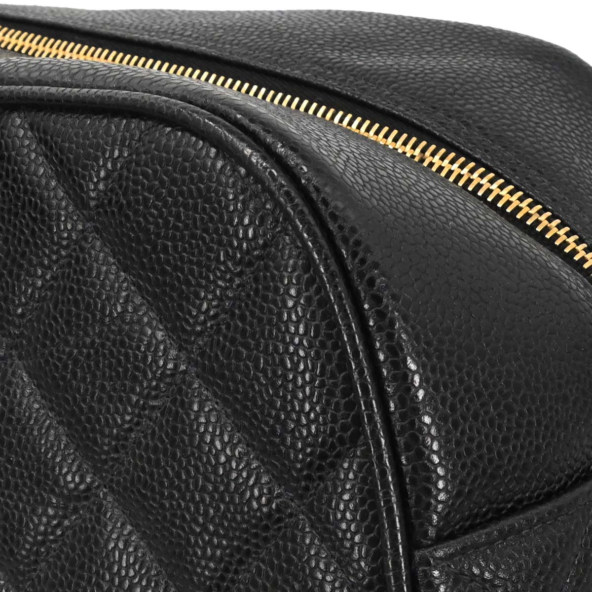 Chanel 2003-2004 Black Caviar Skin Bowling Bag 37 - Image 4