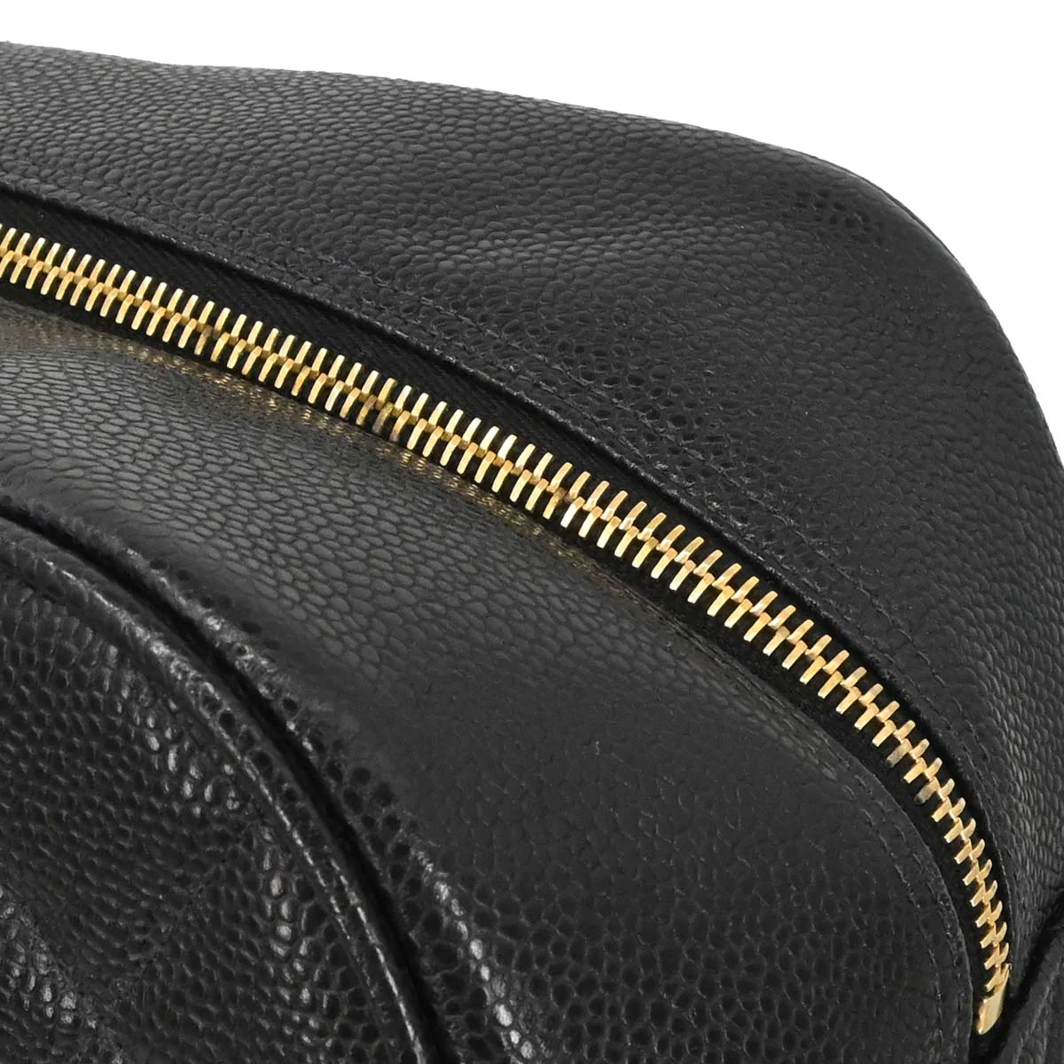 Chanel 2003-2004 Black Caviar Skin Bowling Bag 37 - Image 5