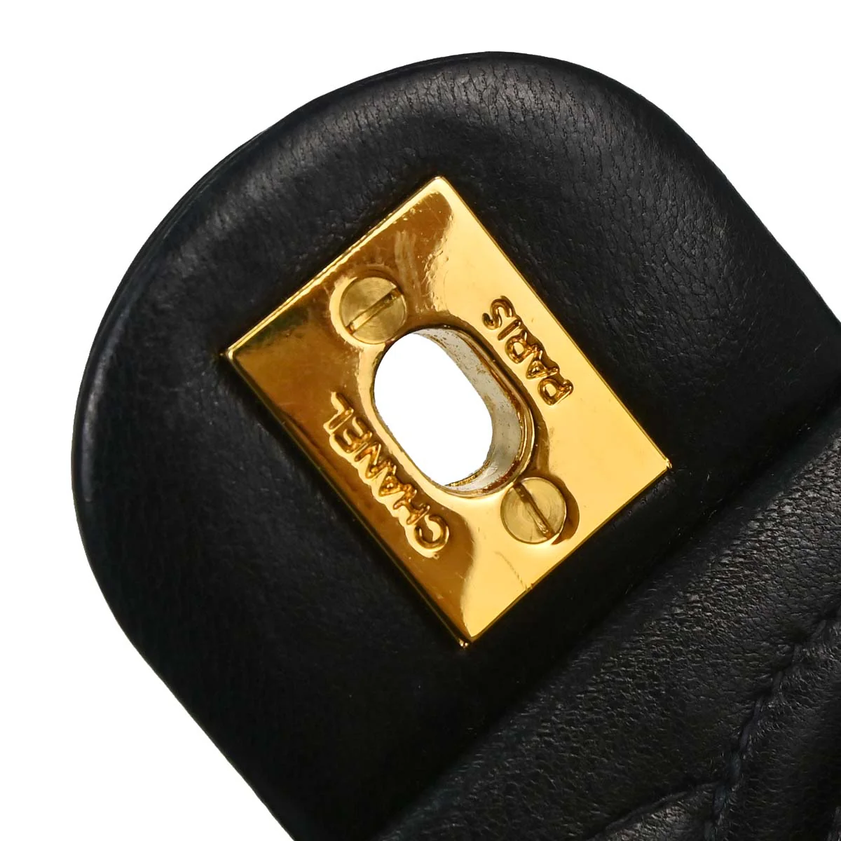 Chanel 1994-1996 Black Lambskin Mini Classic Square Flap Shoulder Bag 17 - Image 13