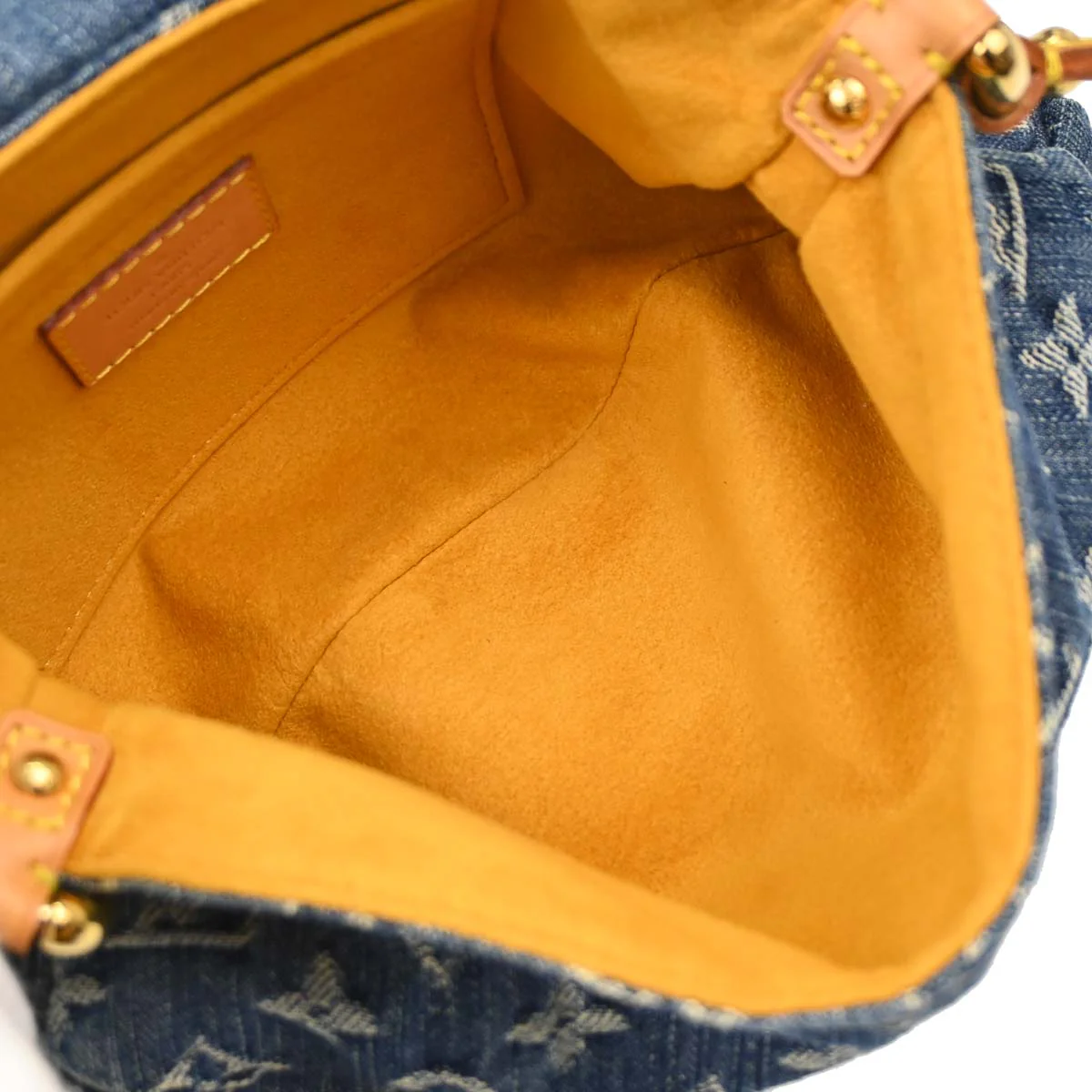 Louis Vuitton Blue Monogram Denim Mini Pleaty Handbag M95050 - Image 19