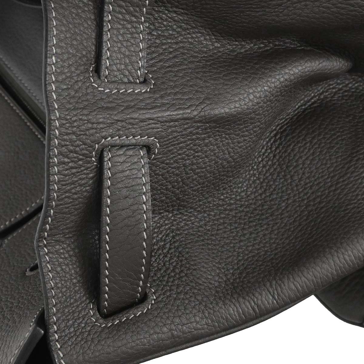 Hermes Graphite Taurillon Clemence Birkin 40 Handbag - Image 15