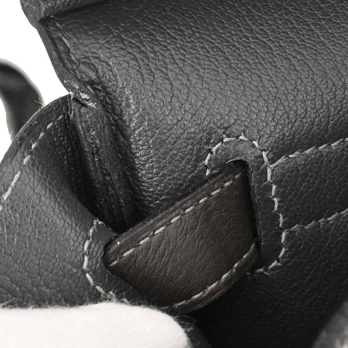 Hermes Graphite Taurillon Clemence Birkin 40 Handbag - Image 17