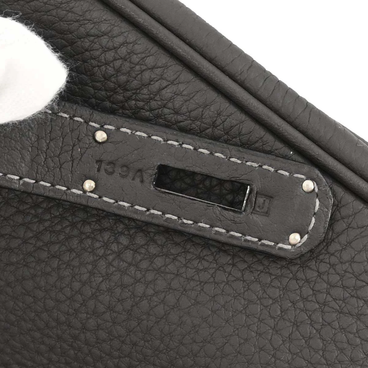 Hermes Graphite Taurillon Clemence Birkin 40 Handbag - Image 19