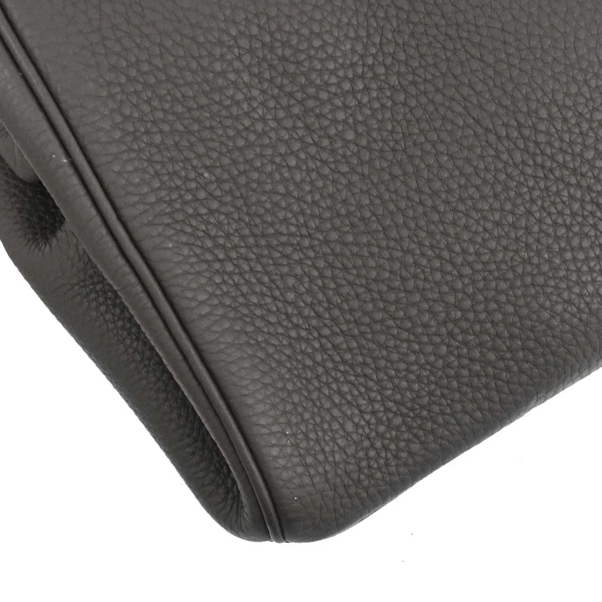 Hermes Graphite Taurillon Clemence Birkin 40 Handbag - Image 6