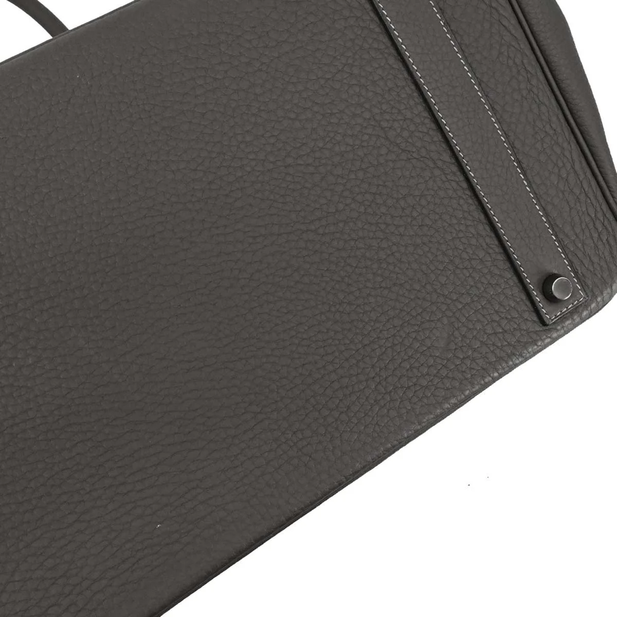 Hermes Graphite Taurillon Clemence Birkin 40 Handbag - Image 7