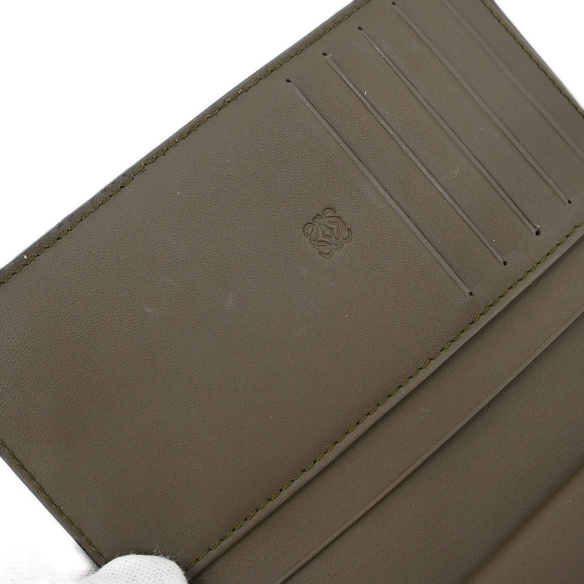Loewe Brown Leather Wallet - Image 11