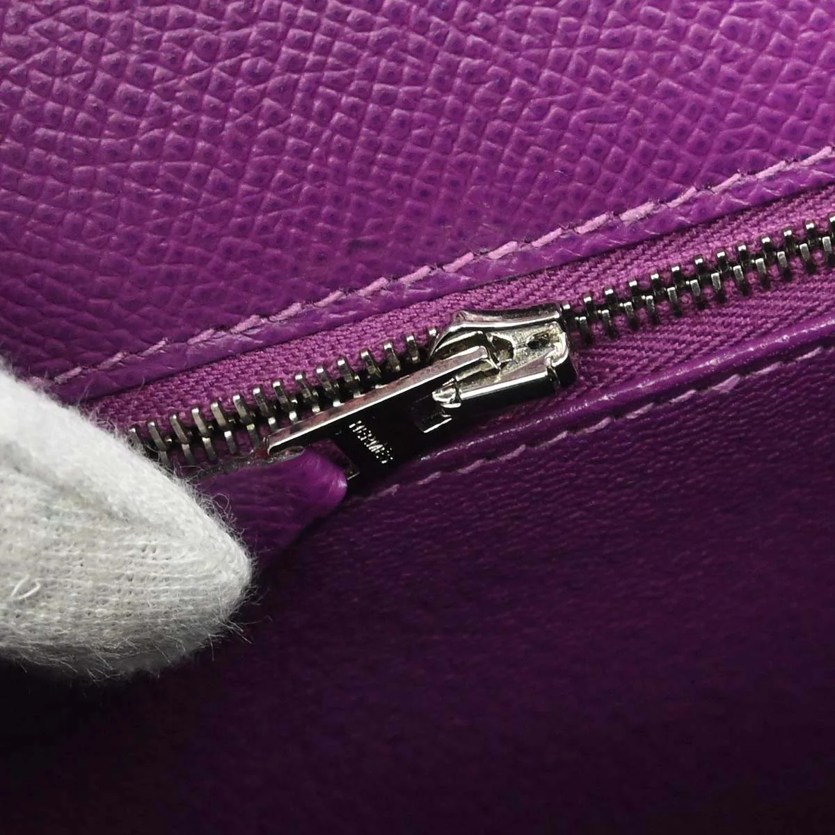 Hermes Anemone Epsom Kelly 25 Sellier 2way Shoulder Handbag - Image 16
