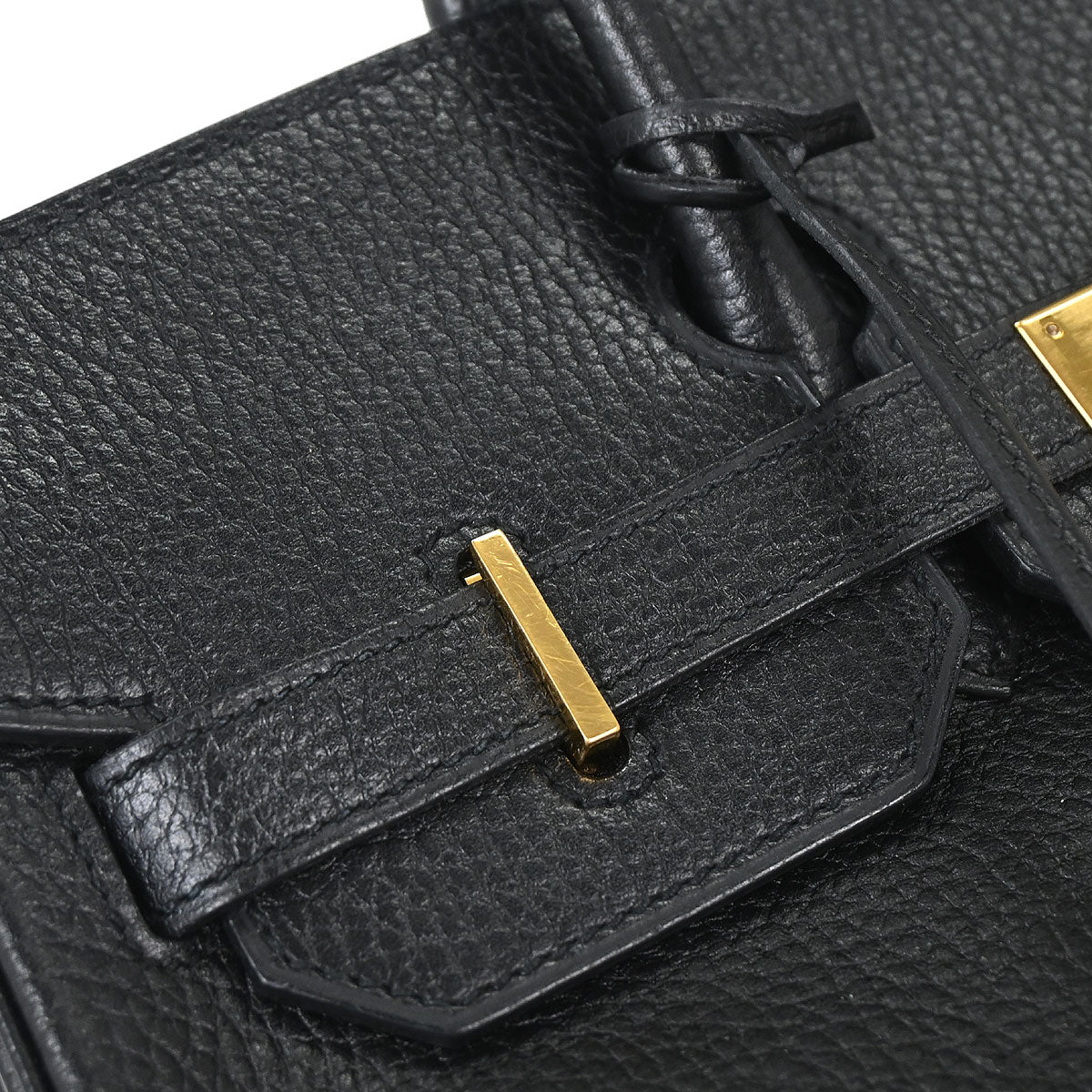 Hermes Black Ardennes Haut a Courroies 32 Handbag - Image 10