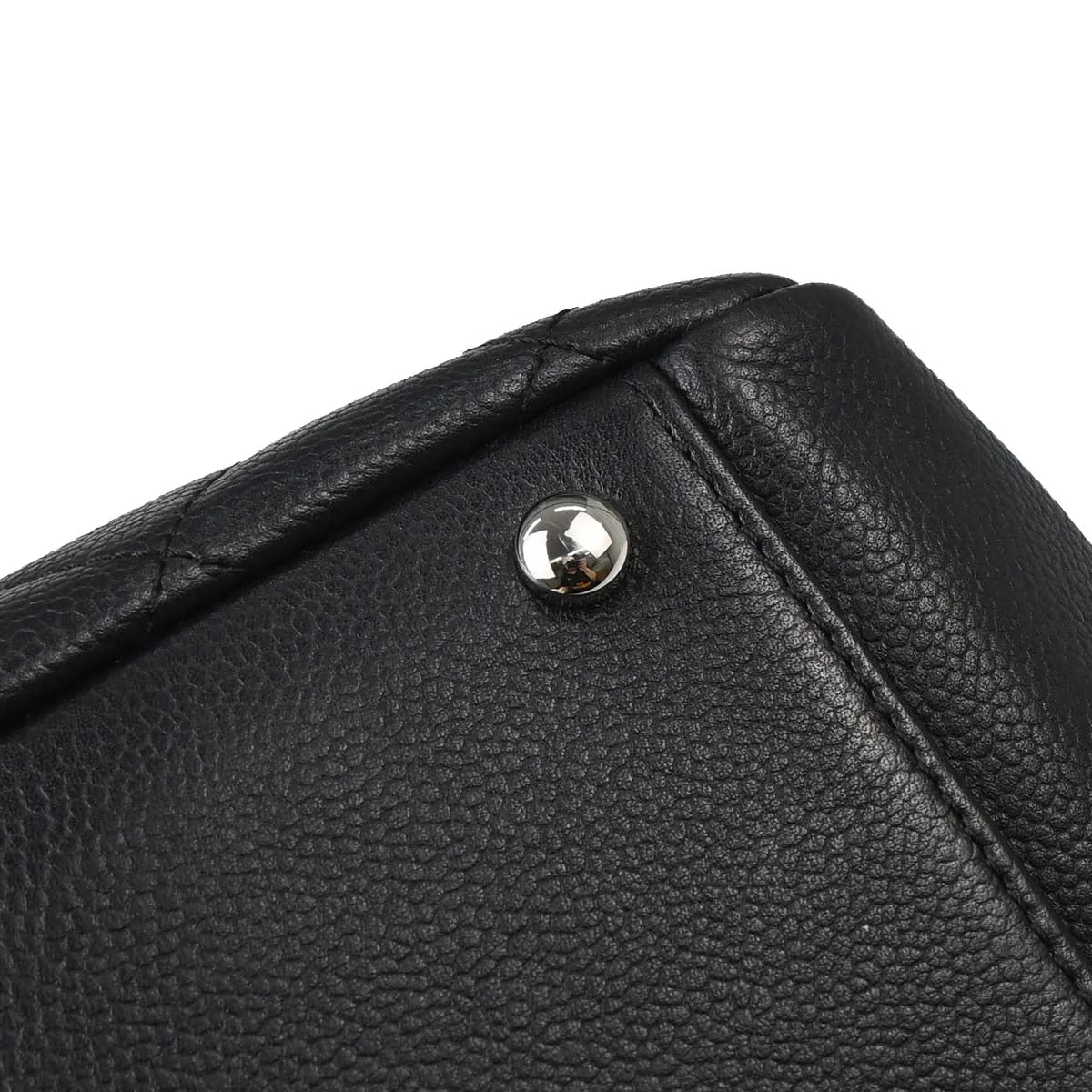 Chanel Black Caviar Skin Petite Timeless Tote PTT Chain Handbag - Image 4
