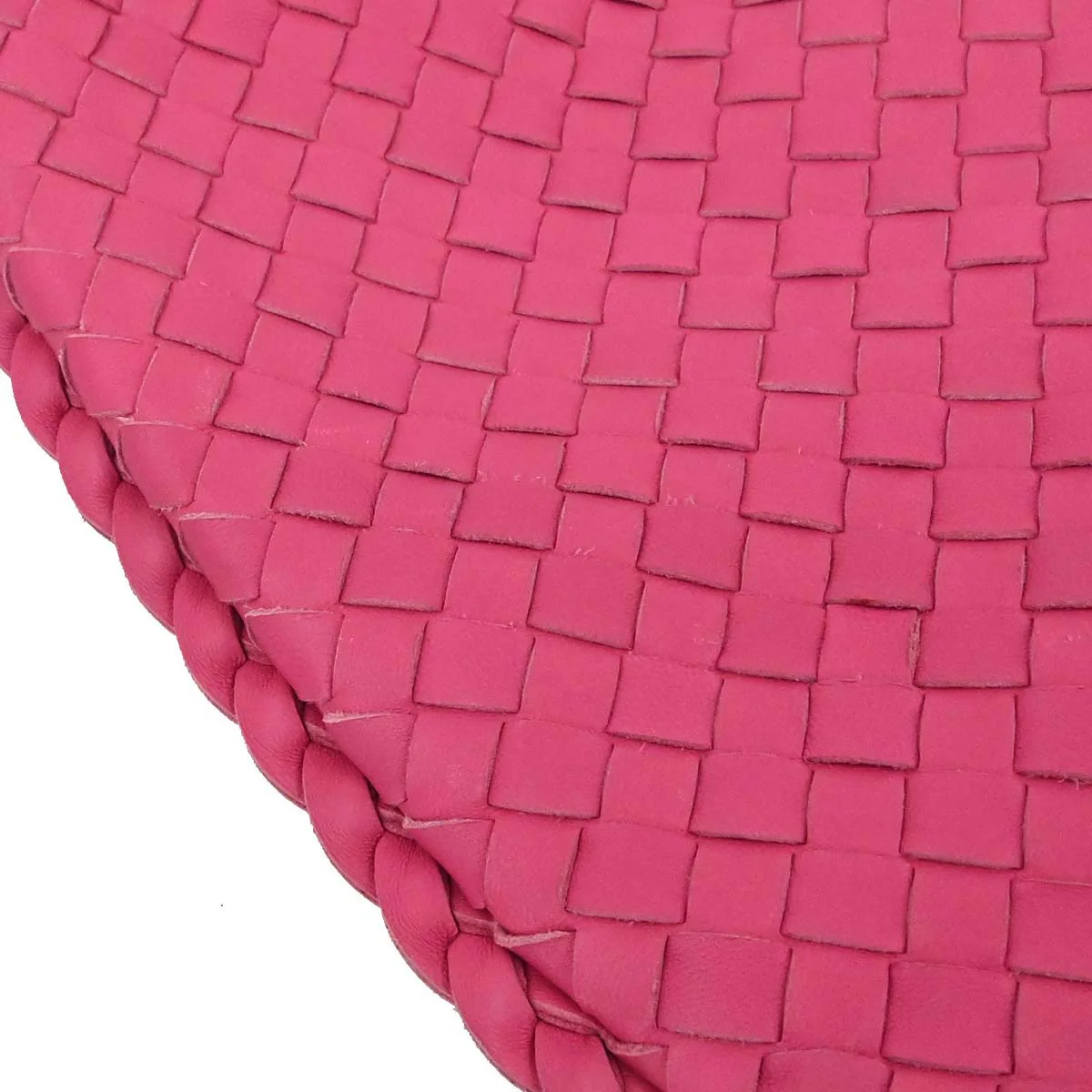Bottega Veneta Pink Lambskin Intrecciato Hobo Handbag - Image 4