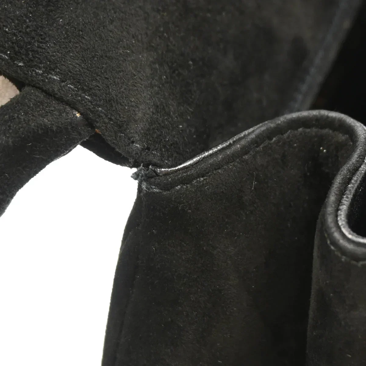 Chanel Black Suede Handbag - Image 8