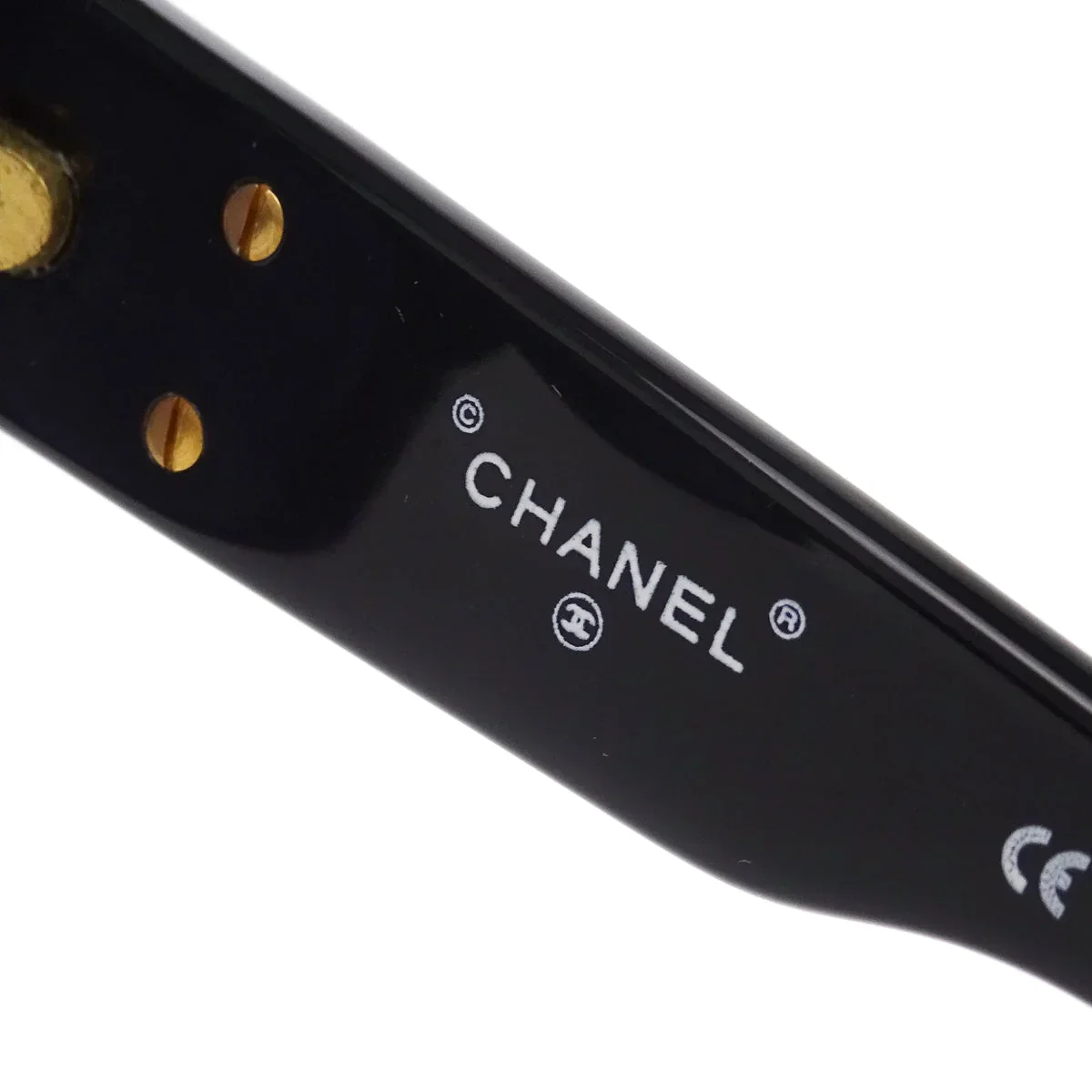 Chanel Sunglasses Eyewear Black Small Good - Image 4