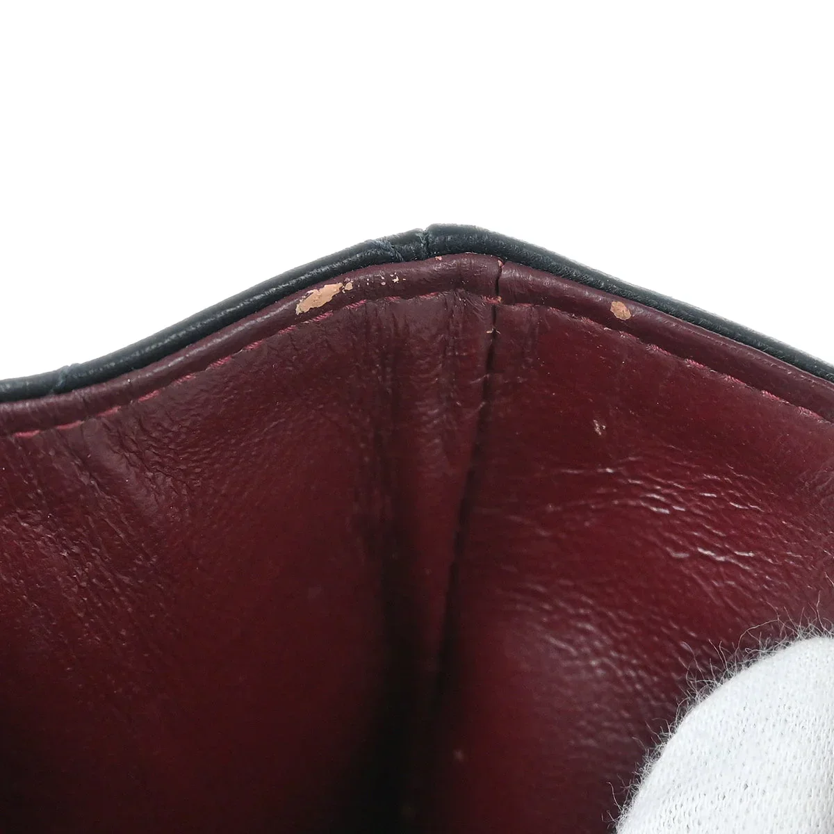 Chanel Black Lambskin Medium Classic Double Flap Shoulder Bag - Image 9
