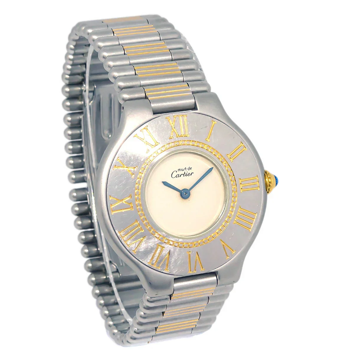 Cartier Must 21 Quartz Watch SS 18KYG - Image 2