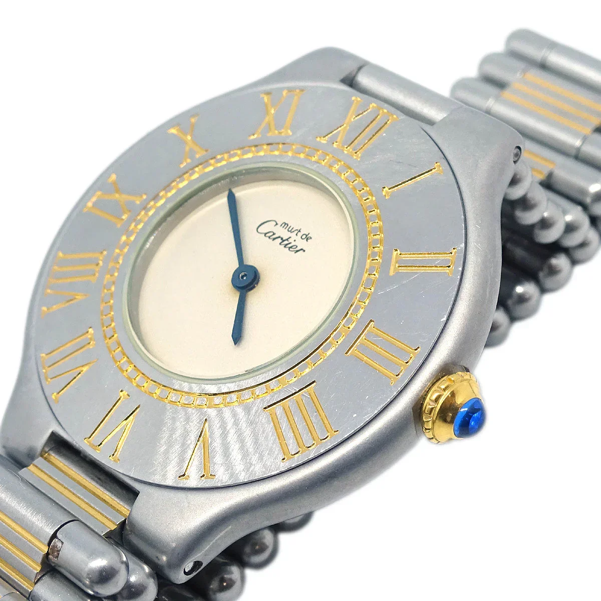 Cartier Must 21 Quartz Watch SS 18KYG - Image 7