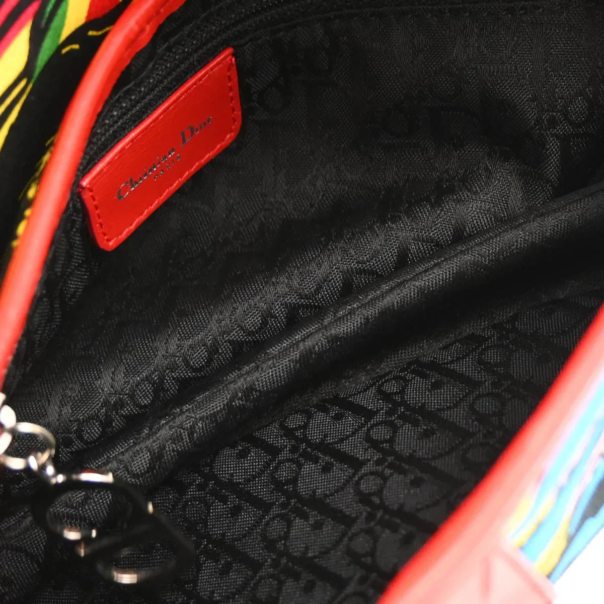 Christian Dior 2003 Red Dior Mania Saddle Handbag - Image 9