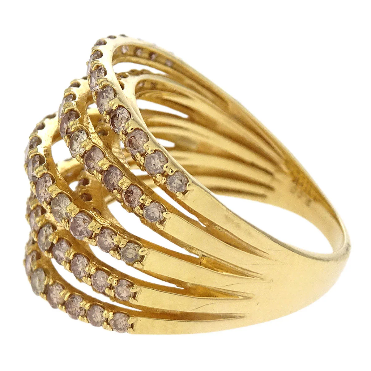 Ring K18 Diamond #51 - Image 2