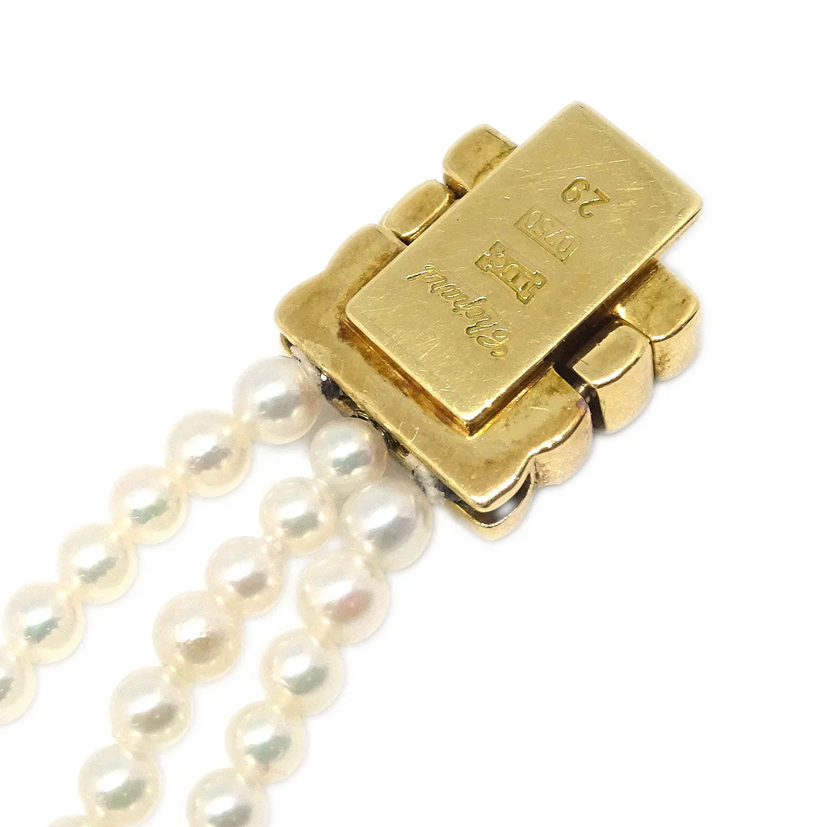 Chopard Ref.104470-0003 YG Diamond Pearl Quartz Watch 18KYG Sapphire - Image 6