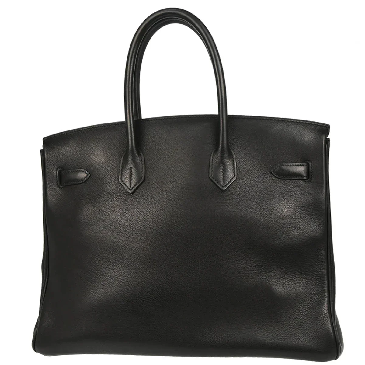 Hermes Black Evercalf Birkin 35 Handbag - Image 2