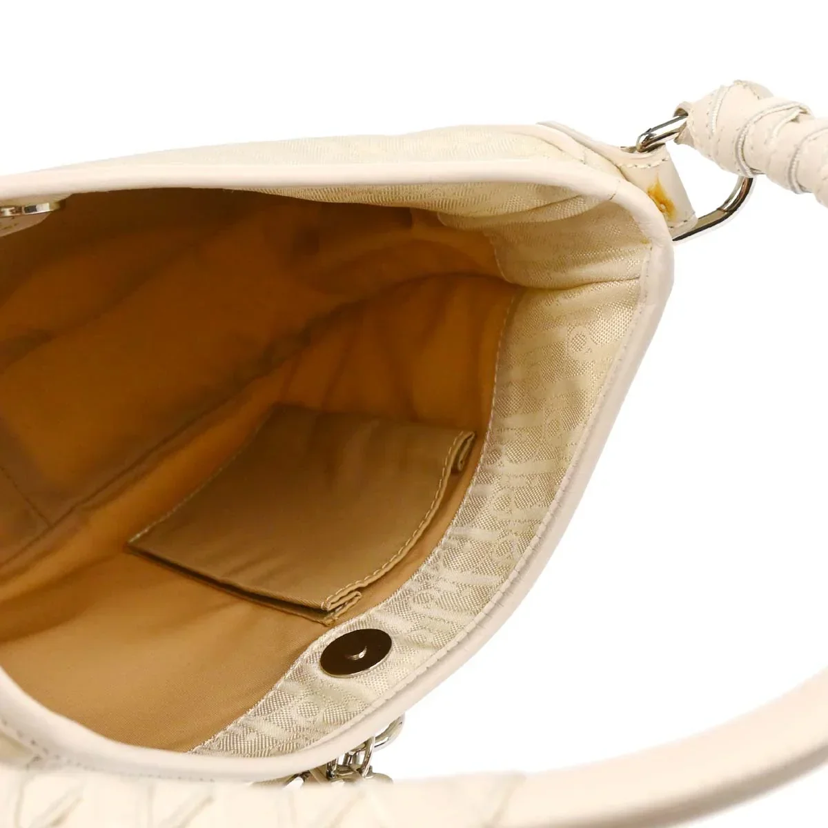 Christian Dior White Lovely Trotter Handbag - Image 4
