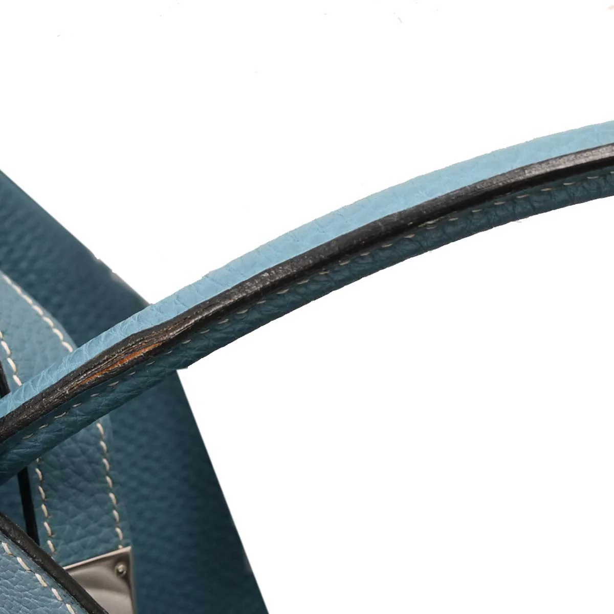Hermes Blue Jean Togo Birkin 30 Handbag - Image 10