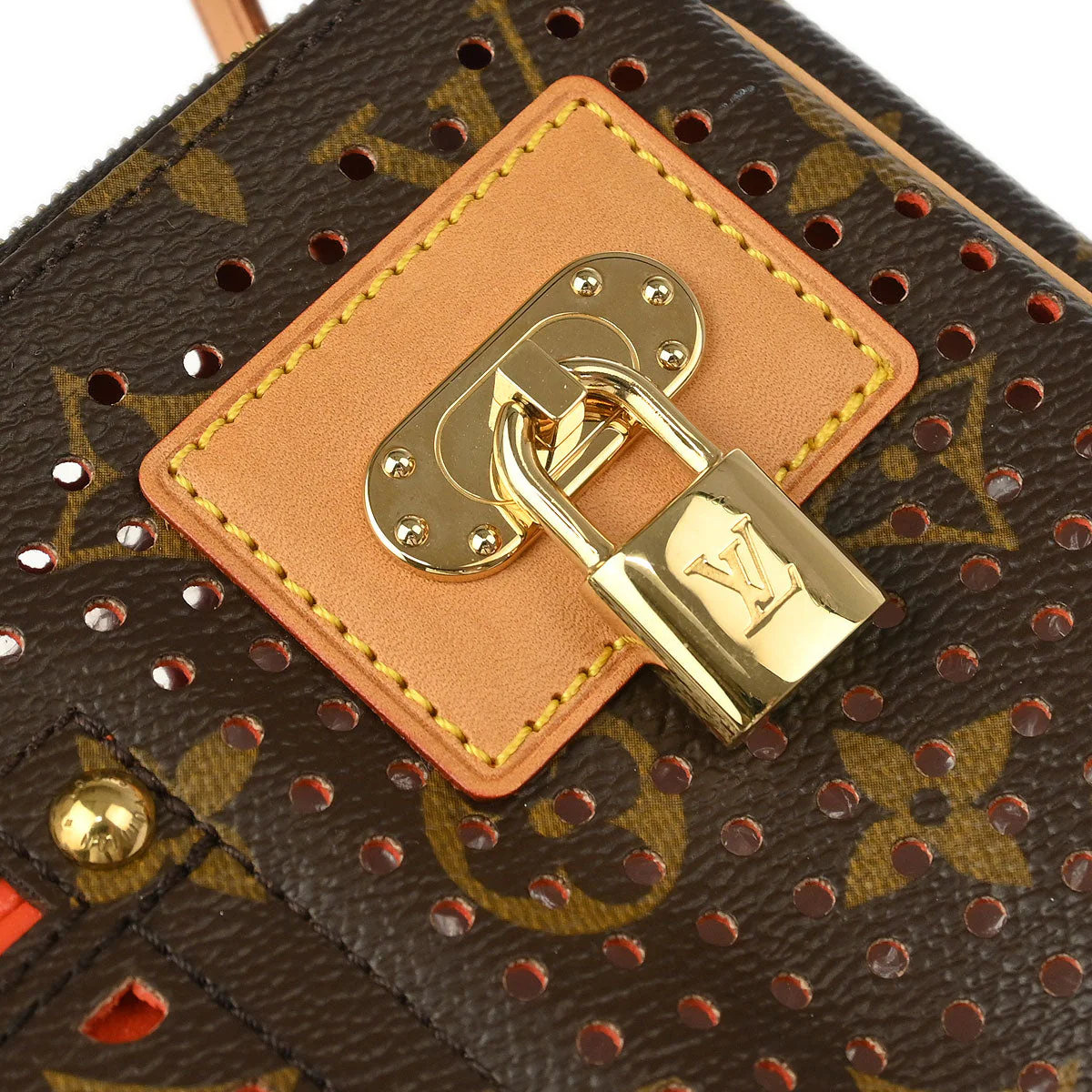 Louis Vuitton 2006 Monogram Perfo Pochette Accessoires Handbag M95185 - Image 3