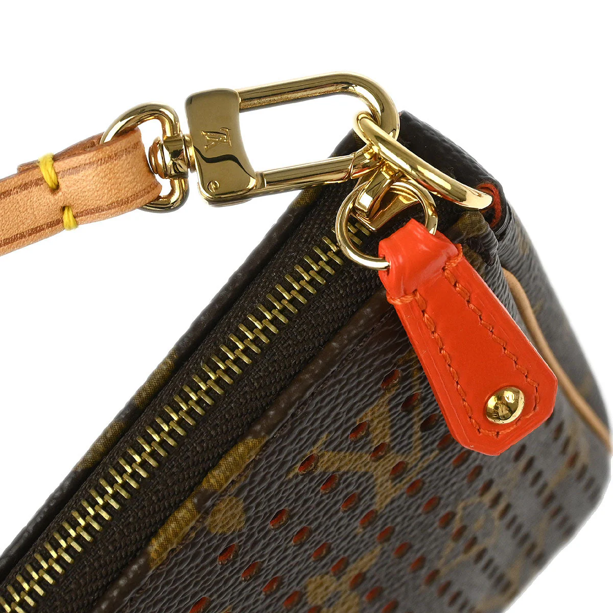 Louis Vuitton 2006 Monogram Perfo Pochette Accessoires Handbag M95185 - Image 5