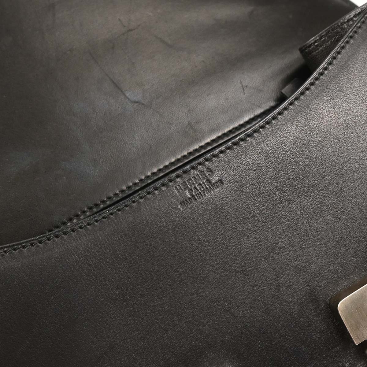 Hermes 1998 Black Chamonix Constance 25 Shoulder Bag - Image 8