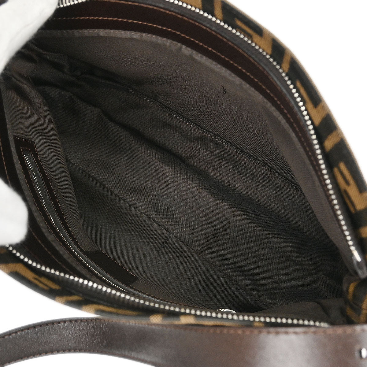 Fendi Brown Zucca Handbag - Image 8