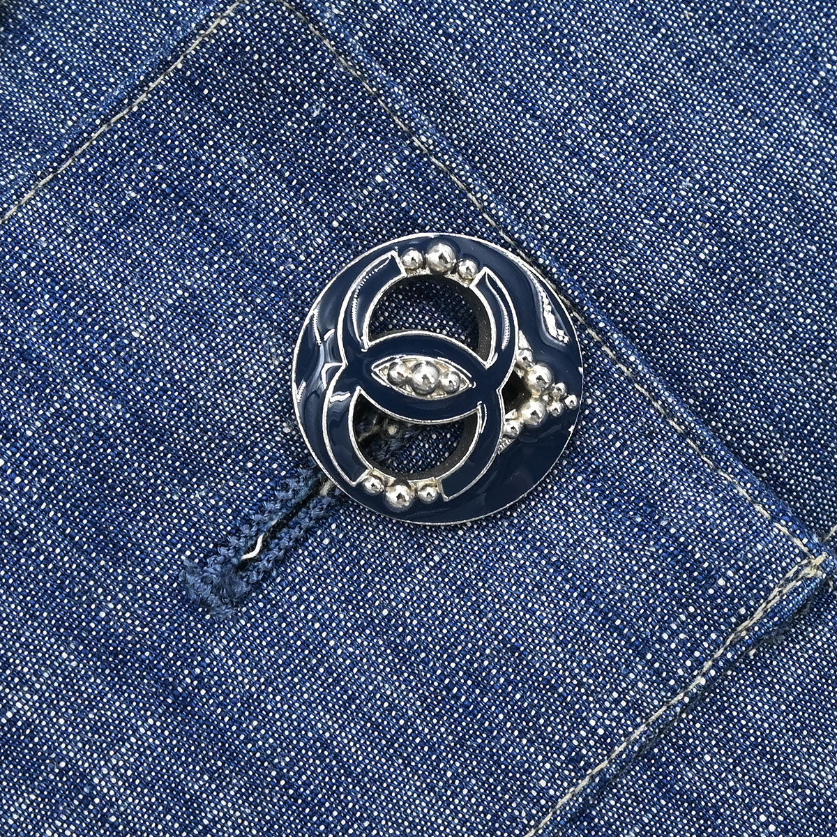 Chanel 2009 Denim Jacket Blue #34 - Image 4