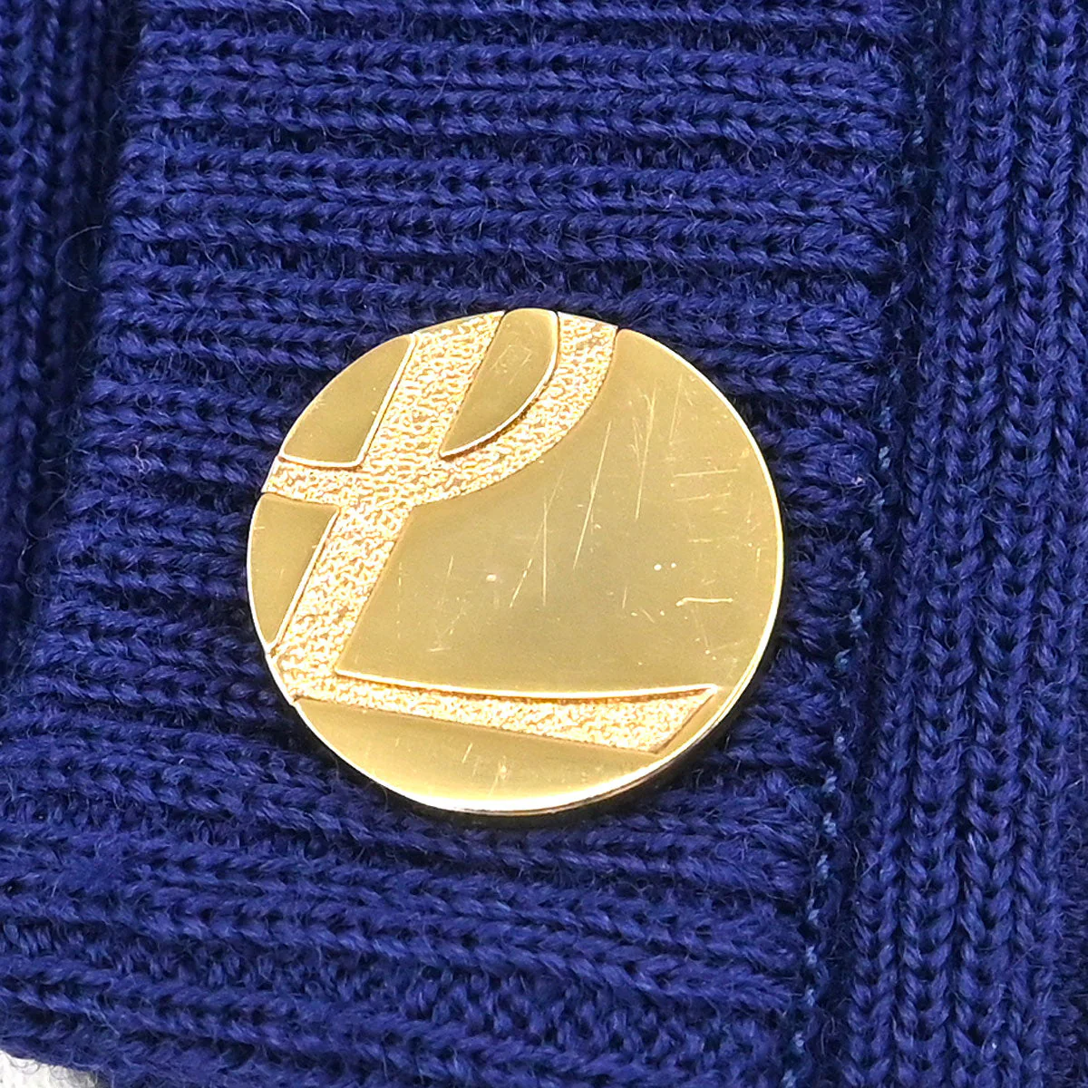 Yves Saint Laurent Cardigan Navy #L - Image 4