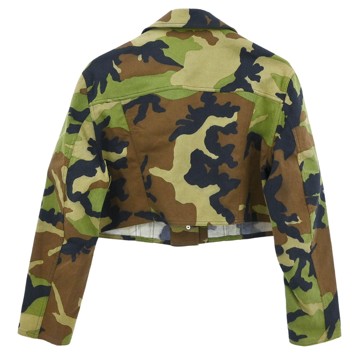 Christian Dior 2001 Single Breasted Jacket Camouflage Khaki #38 - Image 2