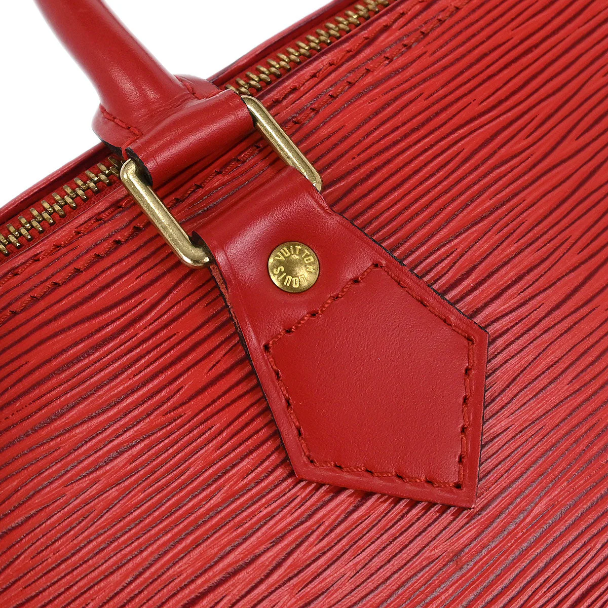 Louis Vuitton Red Epi Speedy 25 Handbag M43017 - Image 6