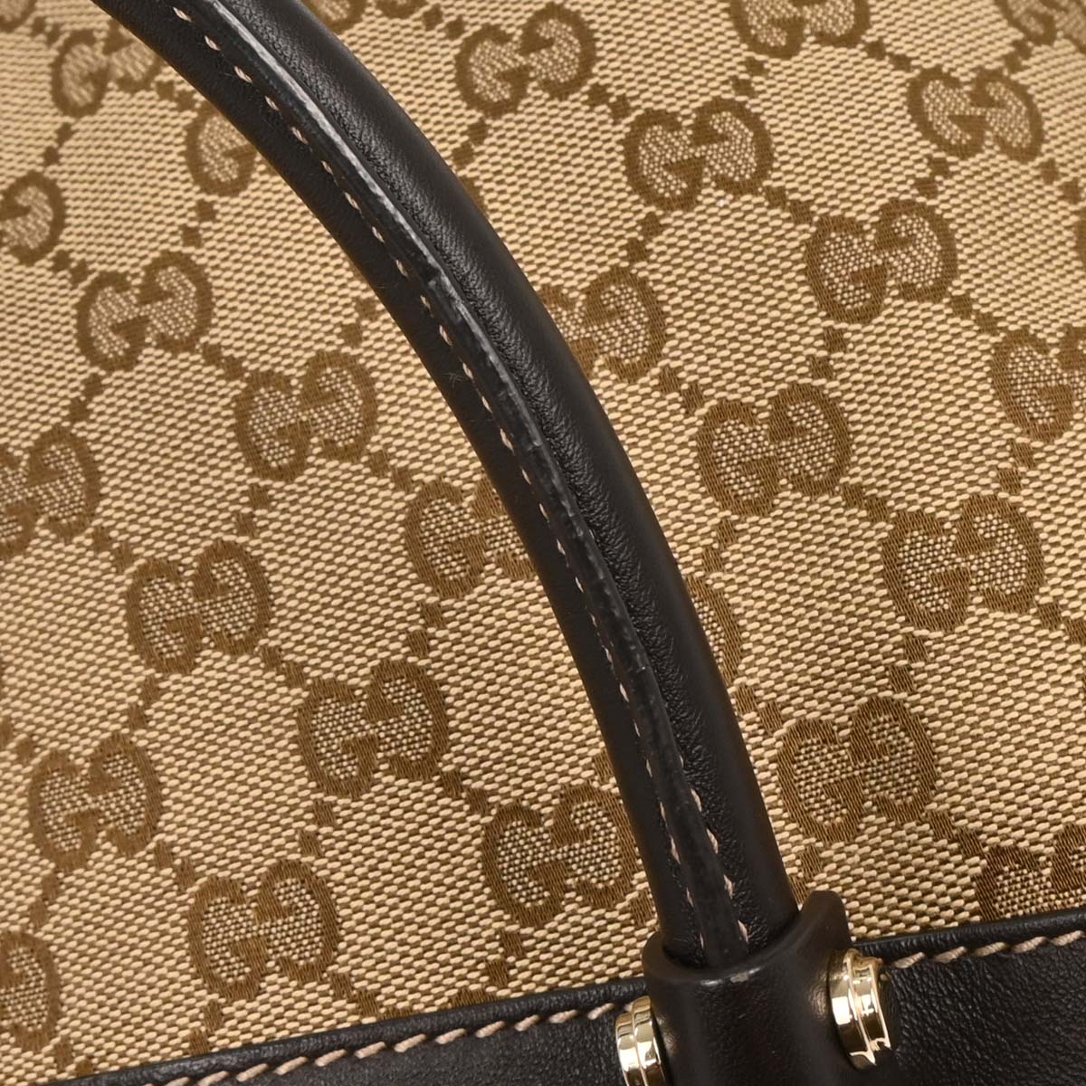 Gucci Beige Canvas GG Tote Handbag - Image 6