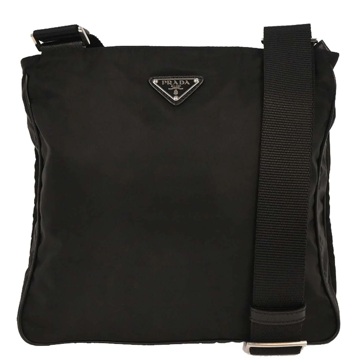 Prada Black Nylon Shoulder Bag