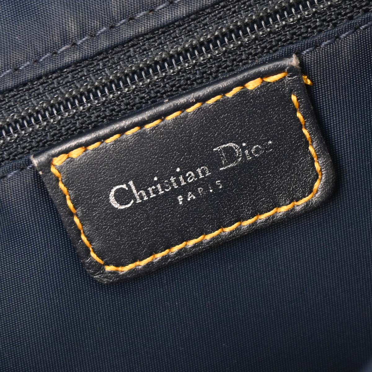 Christian Dior Black Velvet Sequins Saddle Handbag - Image 8