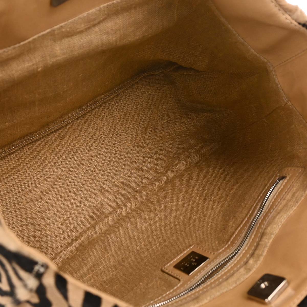 Fendi * Brown Pony Hair Handbag - Image 7