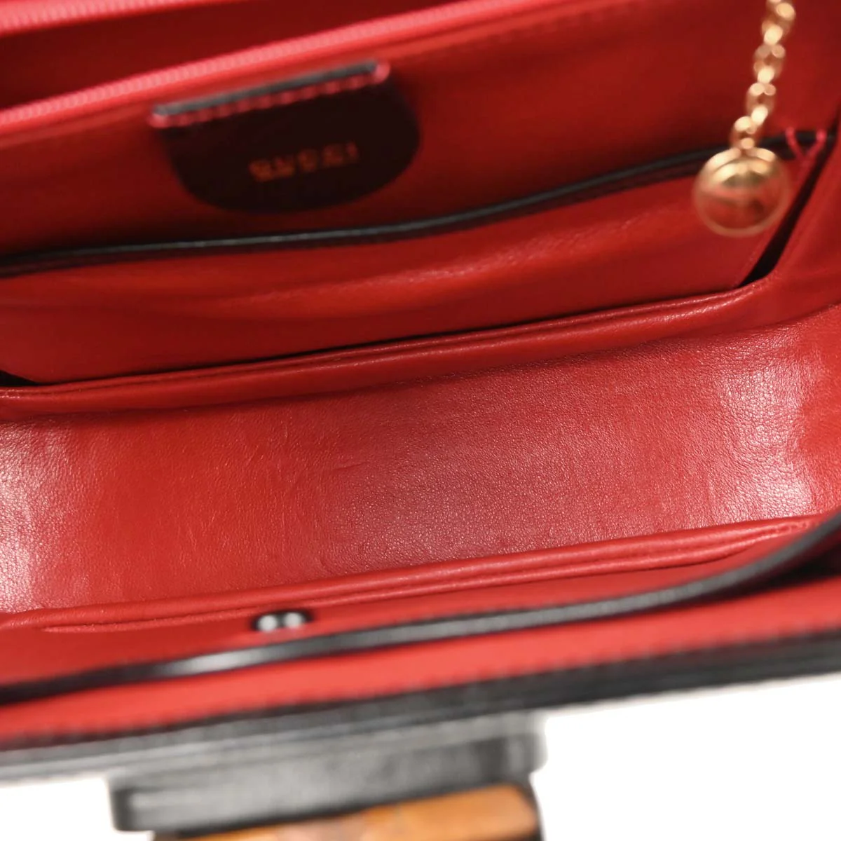 Gucci Black Bamboo 2way Shoulder Handbag - Image 8