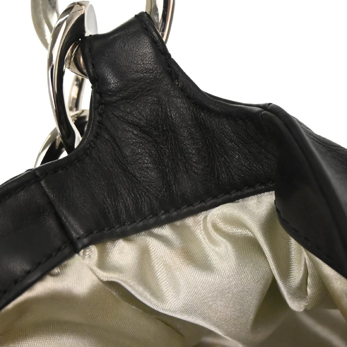 Chanel Black Lambskin Handbag - Image 14