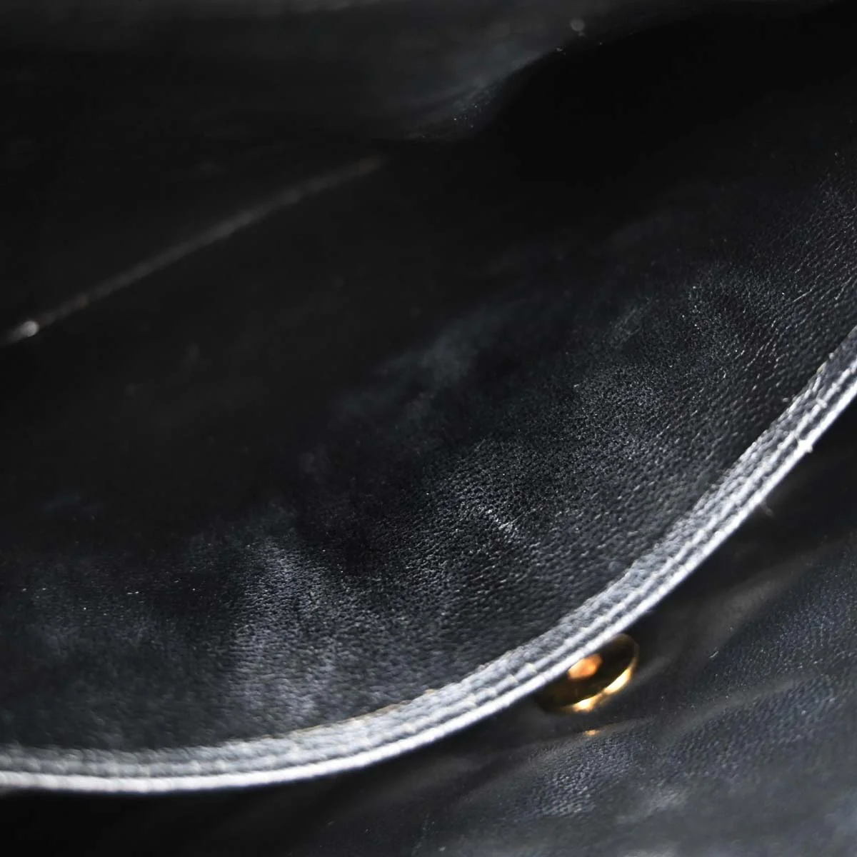 Chanel Black Caviar Skin Straight Flap Handbag - Image 10