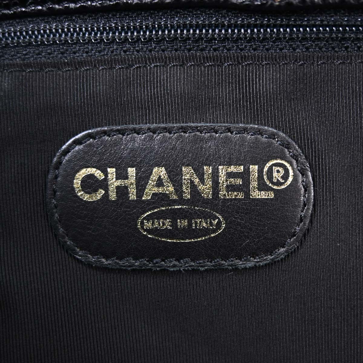 Chanel Black Caviar Skin Tote Handbag - Image 8