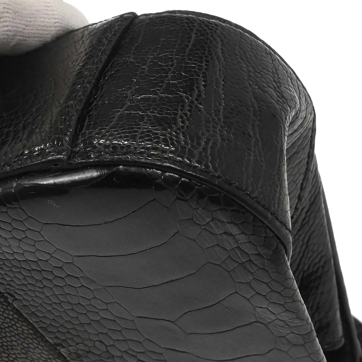 Gucci * Black Crocodile Handbag - Image 6