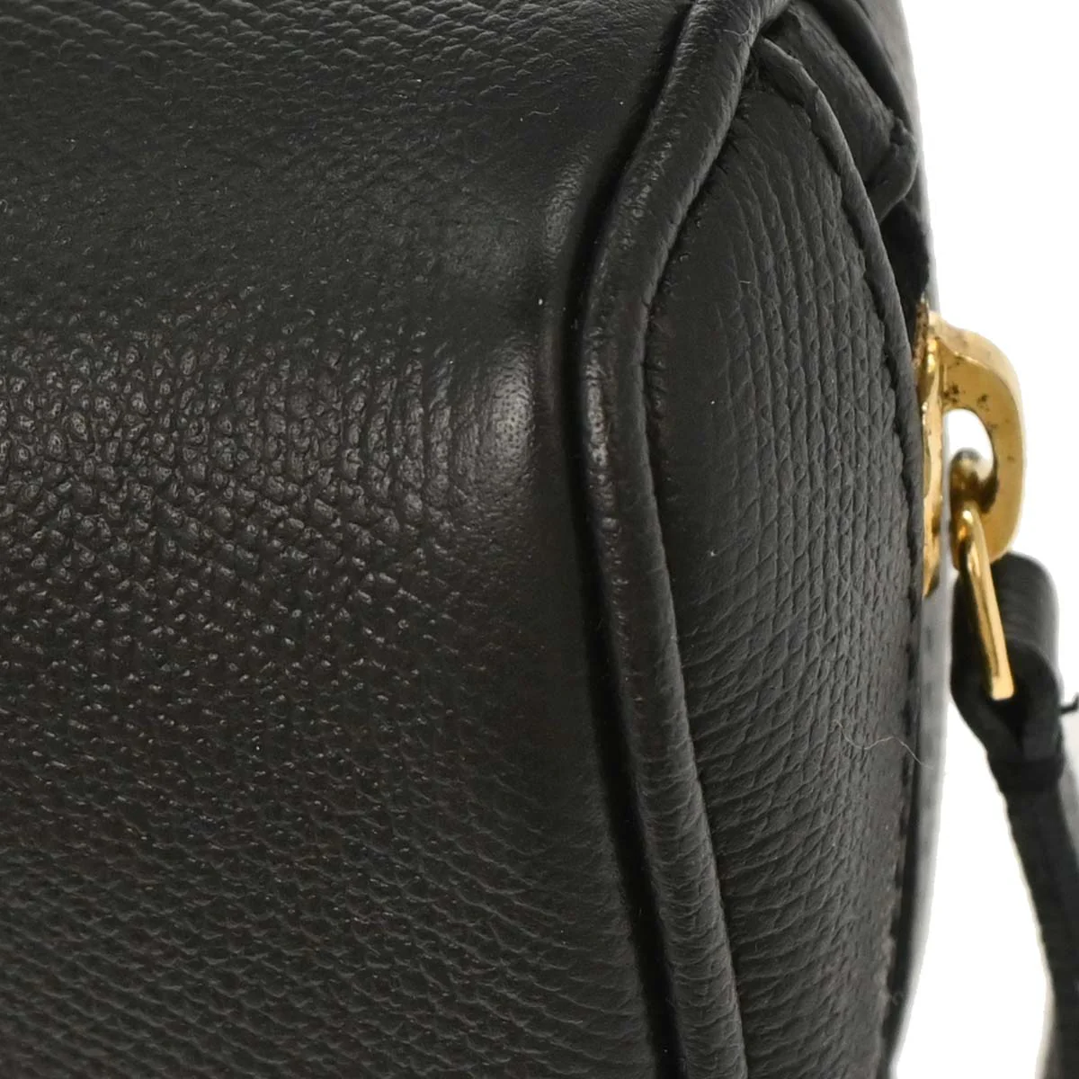 Chanel 2003-2004 Black Leather Coco Button Multi Pouch - Image 7