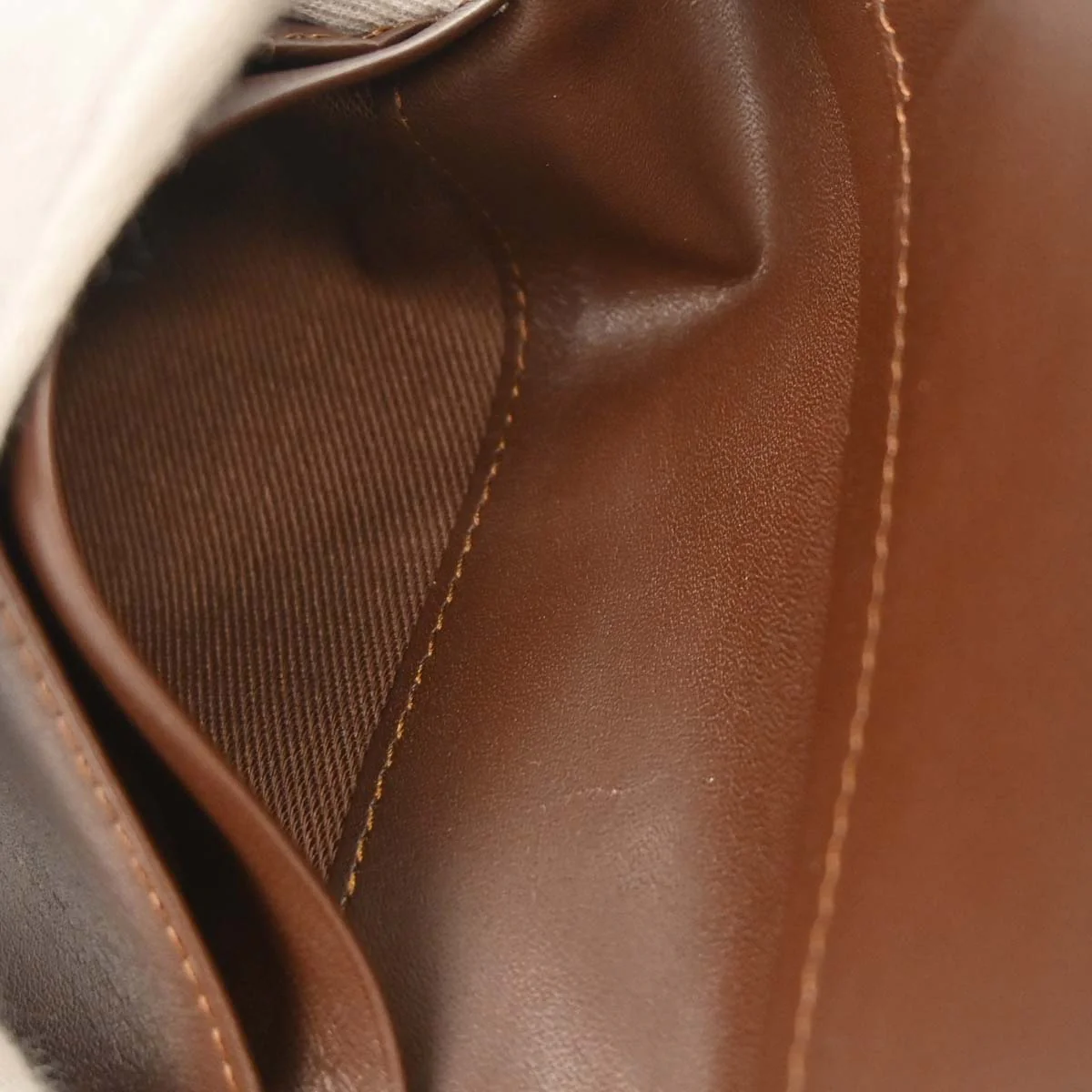 Yves Saint Laurent Brown Embossed Leather Wallet - Image 14