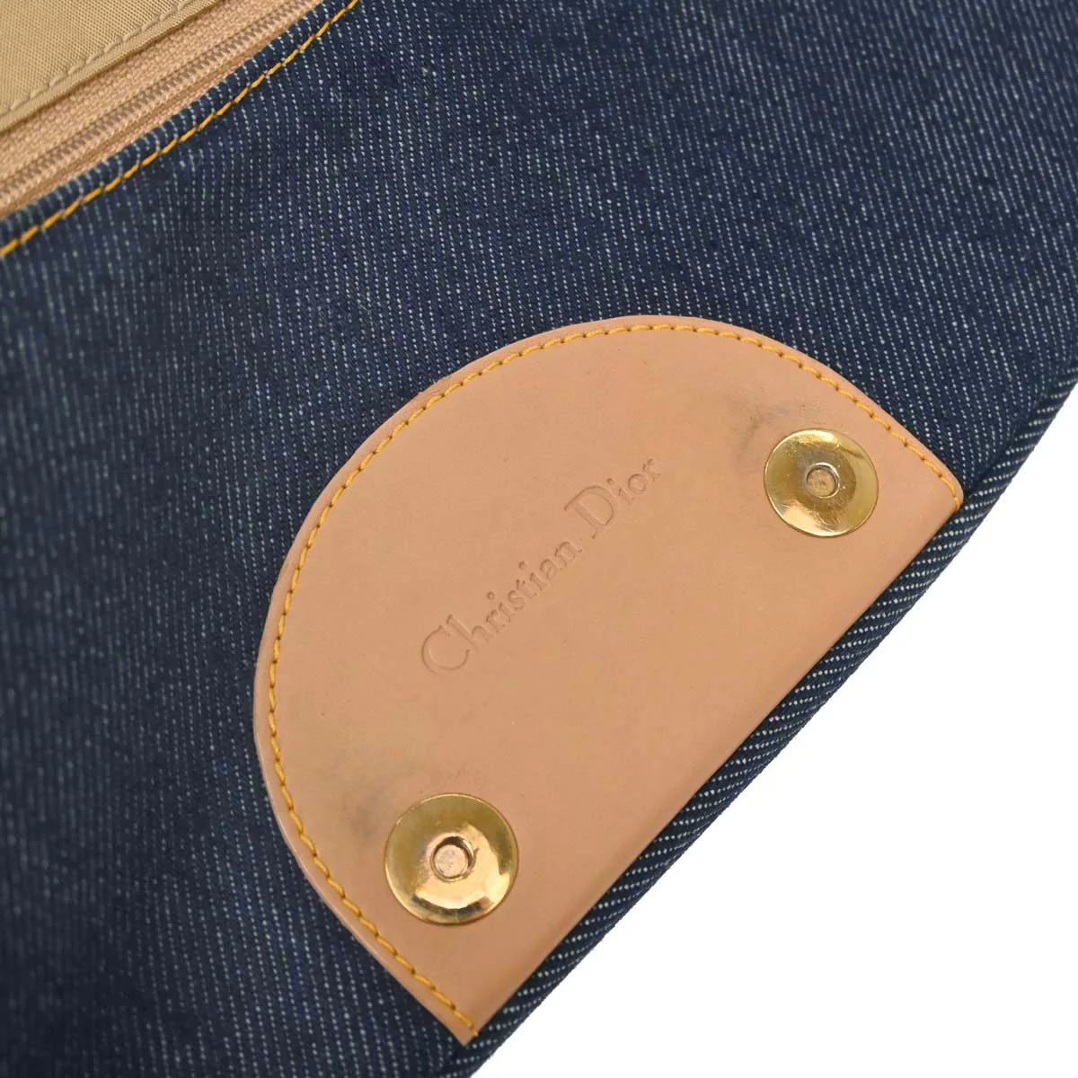 Christian Dior Indigo Denim Malice Shoulder Bag - Image 9