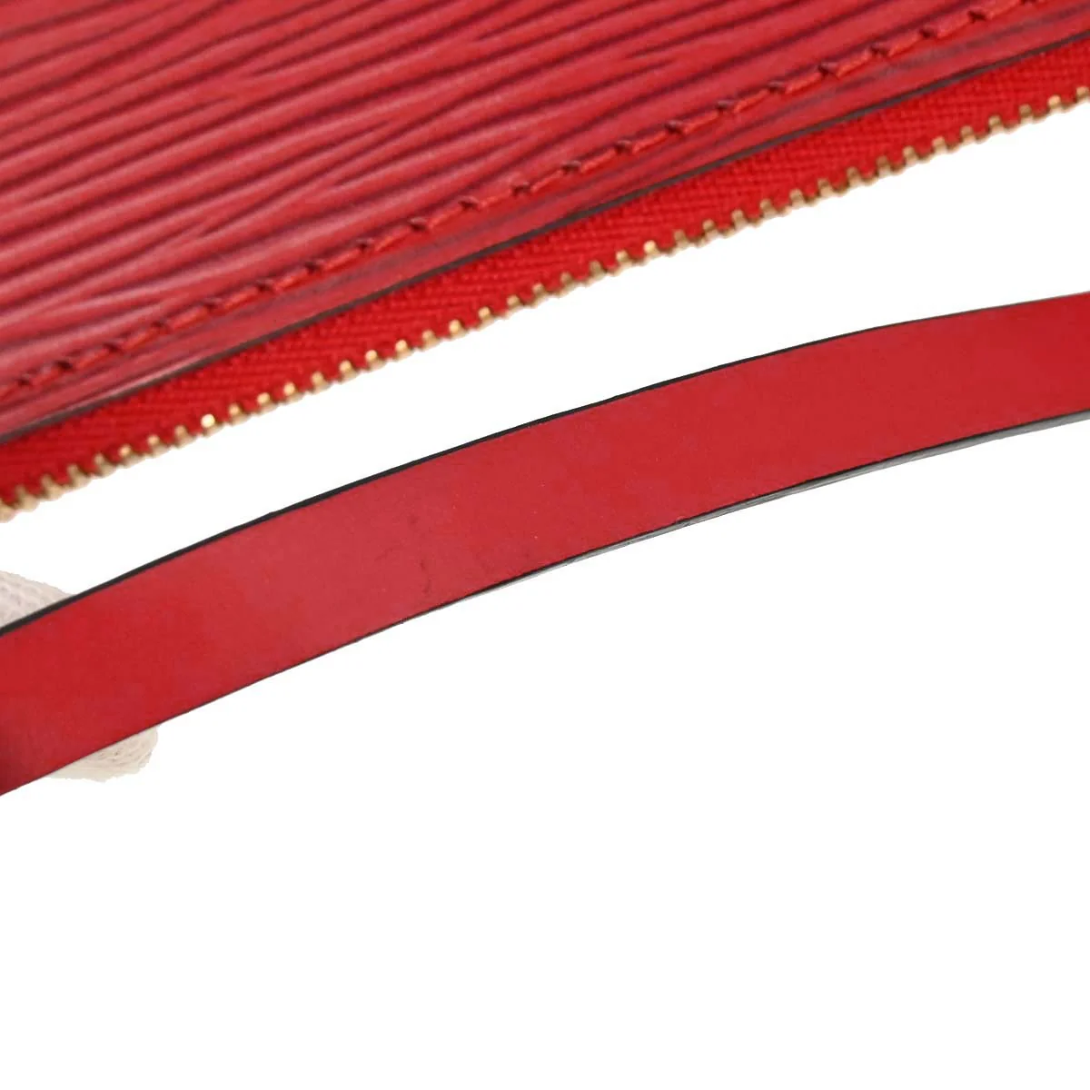 Louis Vuitton Red Epi Pochette Accessoires 21 Handbag M52957 - Image 10