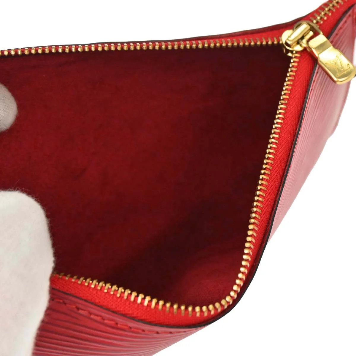 Louis Vuitton Red Epi Pochette Accessoires 21 Handbag M52957 - Image 15