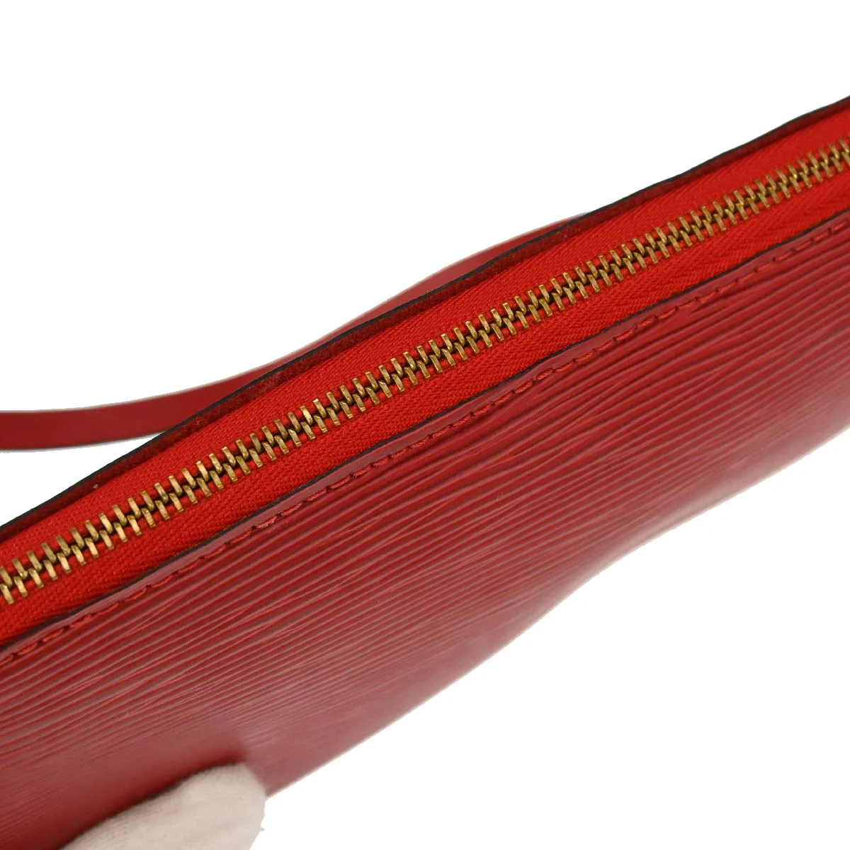 Louis Vuitton Red Epi Pochette Accessoires 21 Handbag M52957 - Image 8