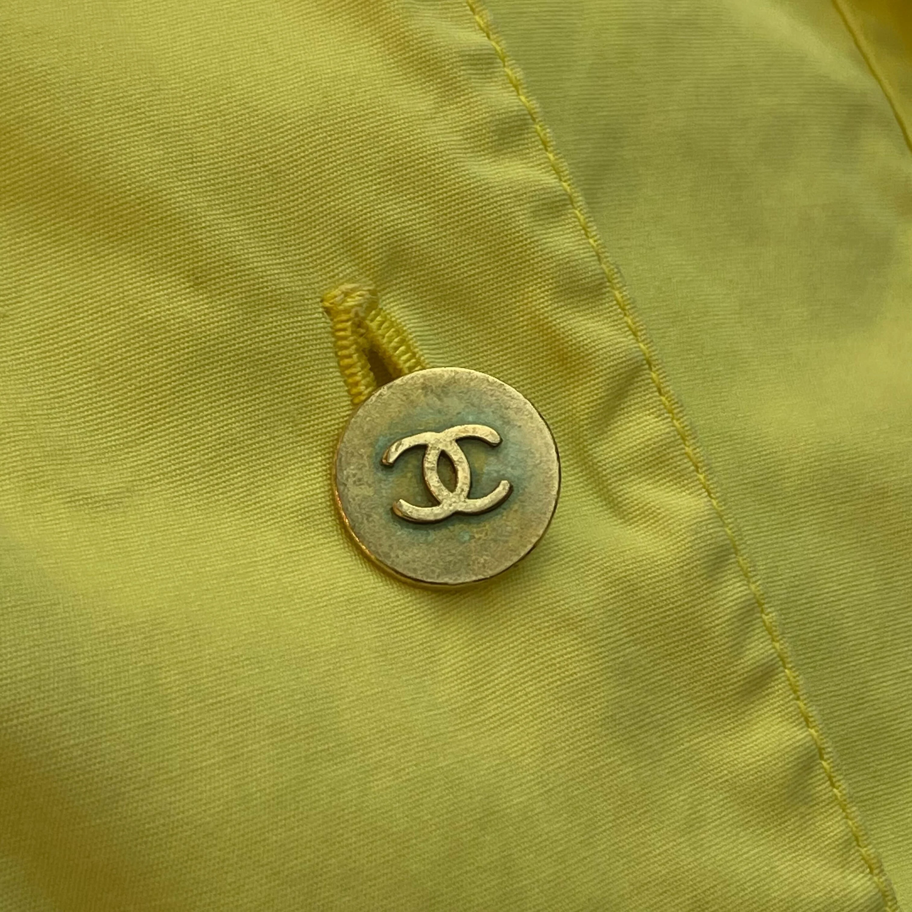 Chanel Blouse Shirt Yellow #36 - Image 24