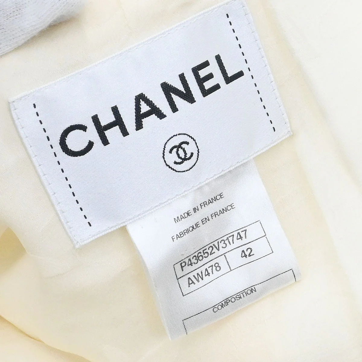 Chanel 2012 Single Breasted Jacket White #42 - Image 17